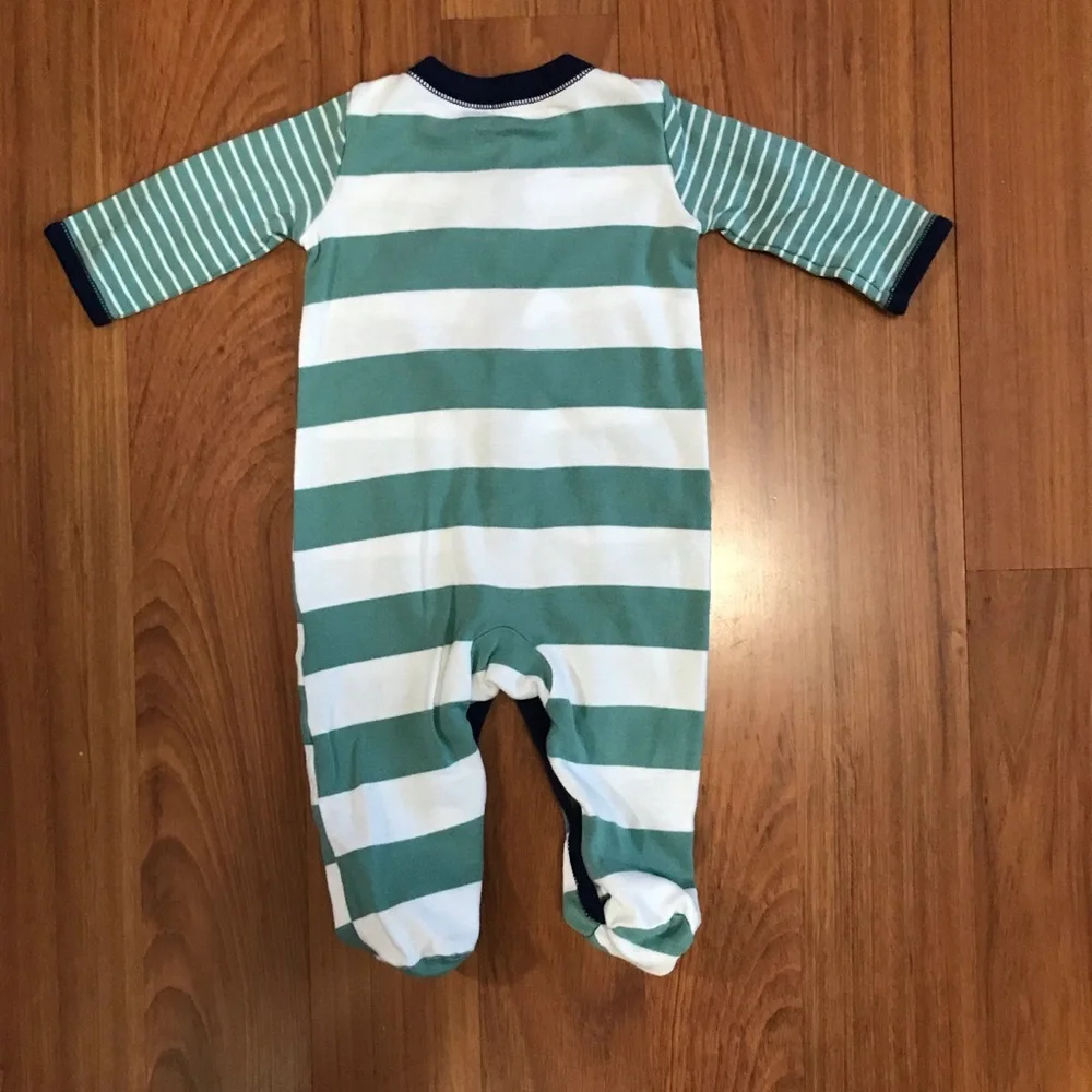Carter’s Baby Boy Striped Sleeper Size 6 Months